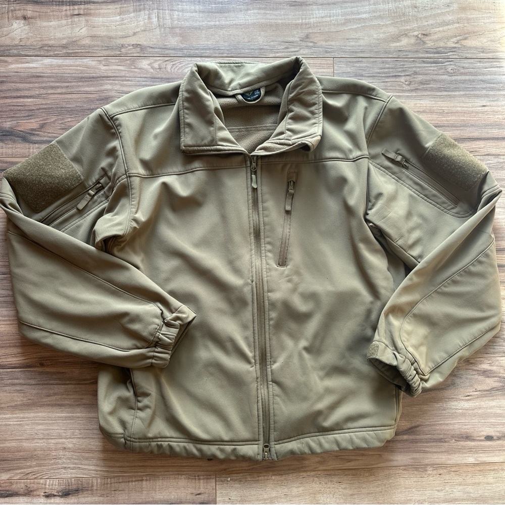 Condor Phantom Soft Shell Mens XXL Jacket 606 Full Zip Tactical Military Coyote